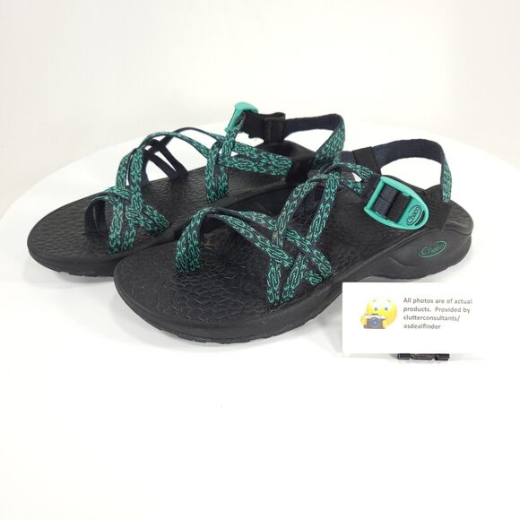 Chaco Shoes - Chaco Classic Outdoor Slingback Adjustable Sandals Womens Size 10 Black Blue